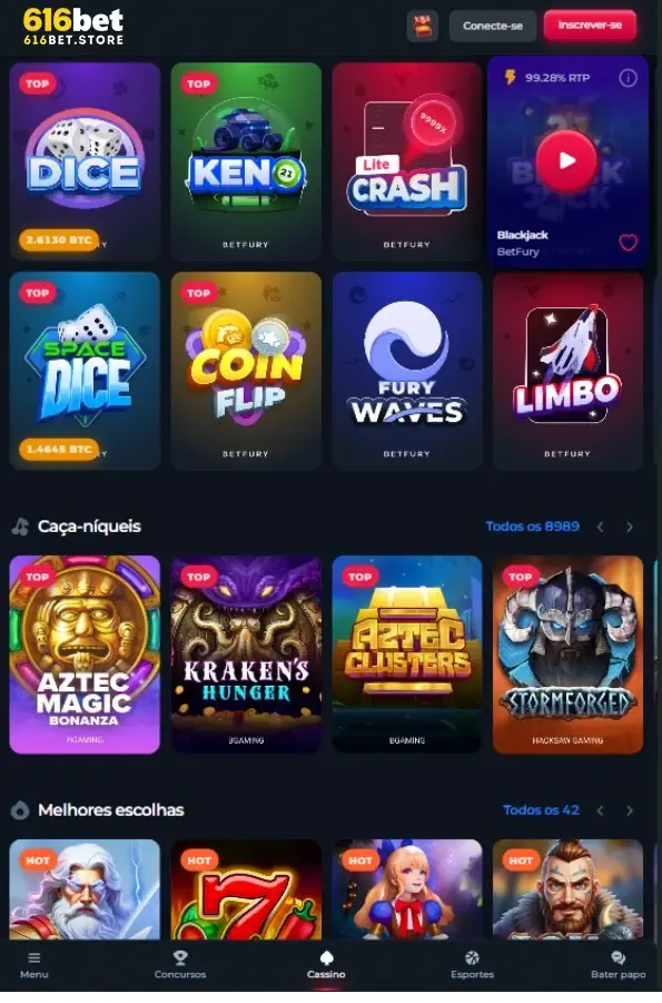 Botão de download do app 616BET